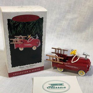 Hallmark Fire Engine Kiddie Car Classics Keepsake Christmas Ornament New in Box
